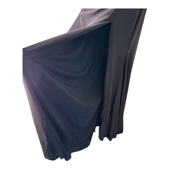 CYNTHIA & SAHAR PORTIA STYLE CS104 One Shoulder Mermaid Gown Midnight Navy - Picture 11 of 16